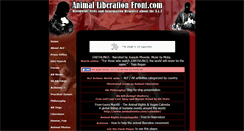 Desktop Screenshot of animalliberationfront.com